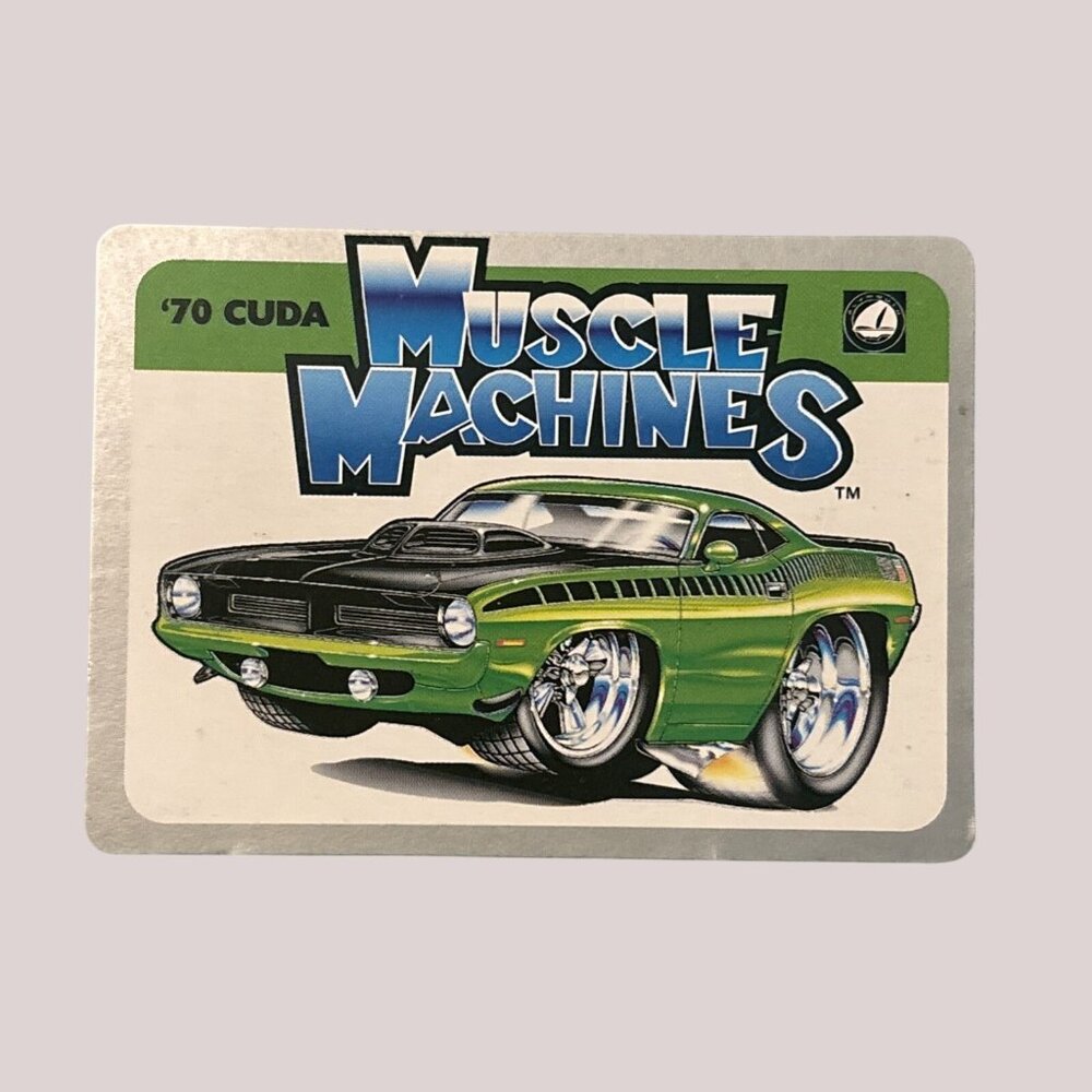 CARD ONLY: Muscle Machines Trading Card 1970 Cuda